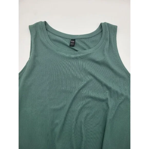 32 Degrees Cool Women's XL Soft Rib Tank Swing Dress Sleeveless - Picture 7 of 7
